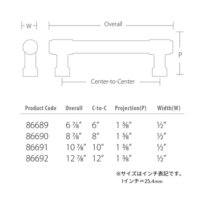 シルバーハンドル　取っ手　